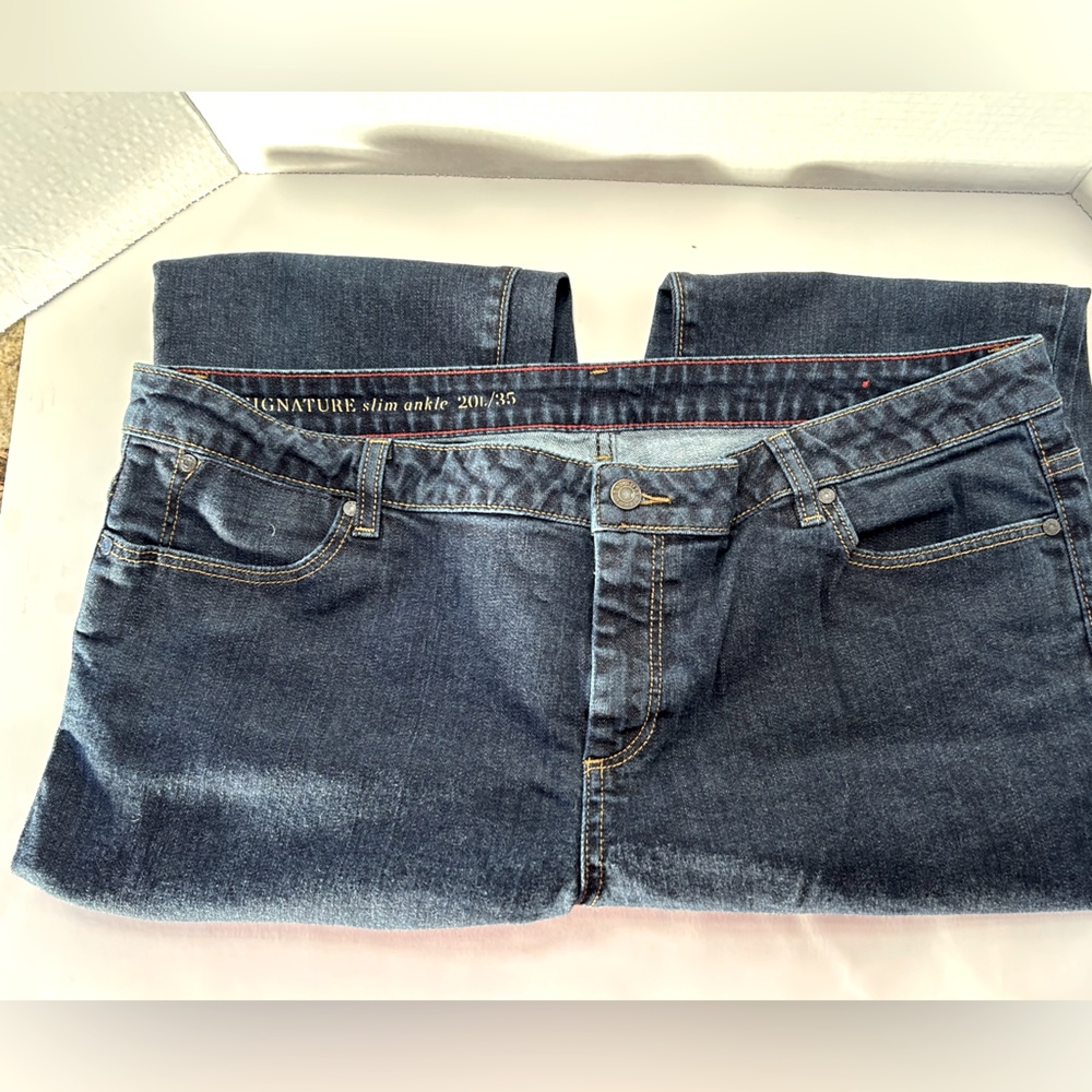 Talbots Slim Ankle Jeans - Size 20T - 35” length